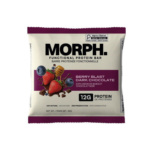 MORPH Functional Protein Bar Berry Blast Dark Chocolate
