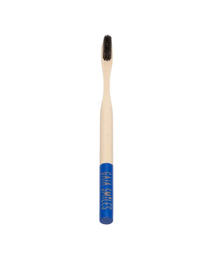 Gaia Smiles Bamboo Toothbrush with Activated Charcoal Bristles