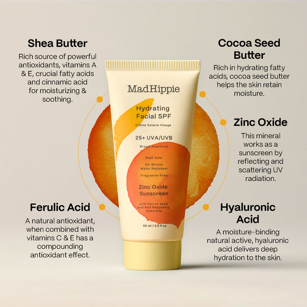 Mad Hippie Hydrating Facial SPF 25 59mL