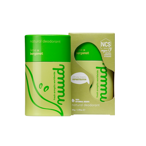 Nuud Microsilver and Zinc Oxide Deodorant Stick Lime X Bergamot 45g