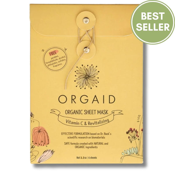 ORGAID Vitamin C & Revitalizing Sheet Mask