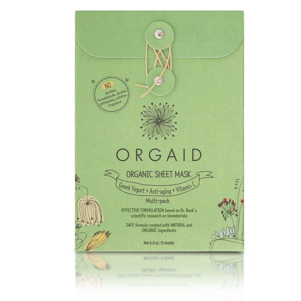 ORGAID Organic Sheet Mask Multi-Pack (6pcs)