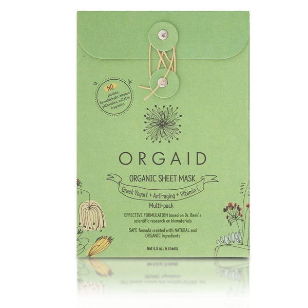 ORGAID Organic Sheet Mask Multi-Pack (6pcs)