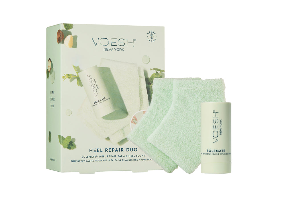 VOESH Heel Repair Duo - Mint Repair Balm x Moisturizing Heel Socks