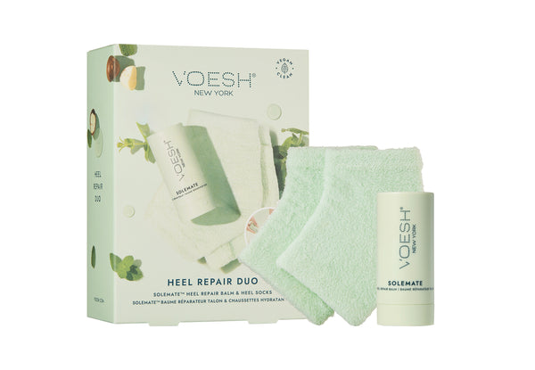 VOESH Heel Repair Duo - Mint Repair Balm x Moisturizing Heel Socks