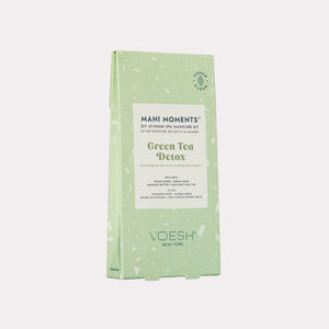 VOESH Mani Moments Green Tea Detox 3 Step At-Home Manicure Kit