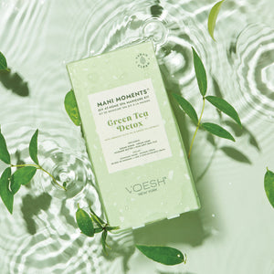 VOESH Mani Moments Green Tea Detox 3 Step At-Home Manicure Kit