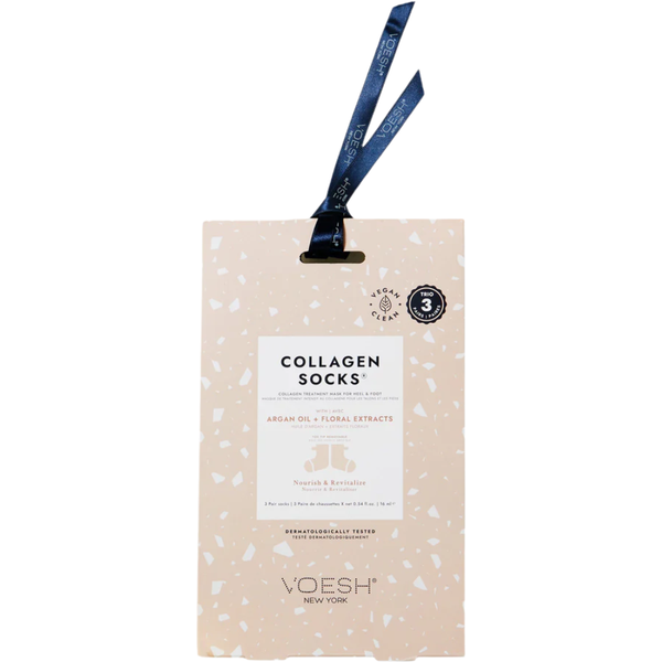 VOESH Collagen Socks Trio Argan Oil & Floral Extract