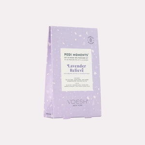 VOESH Pedi Moments Lavender 4 Step At-Home Pedicure Kit
