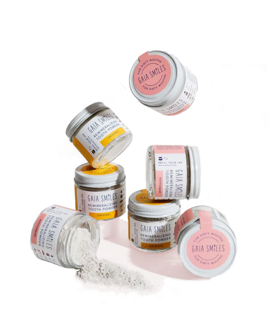 Gaia Smiles remineralizing tooth powder Canada