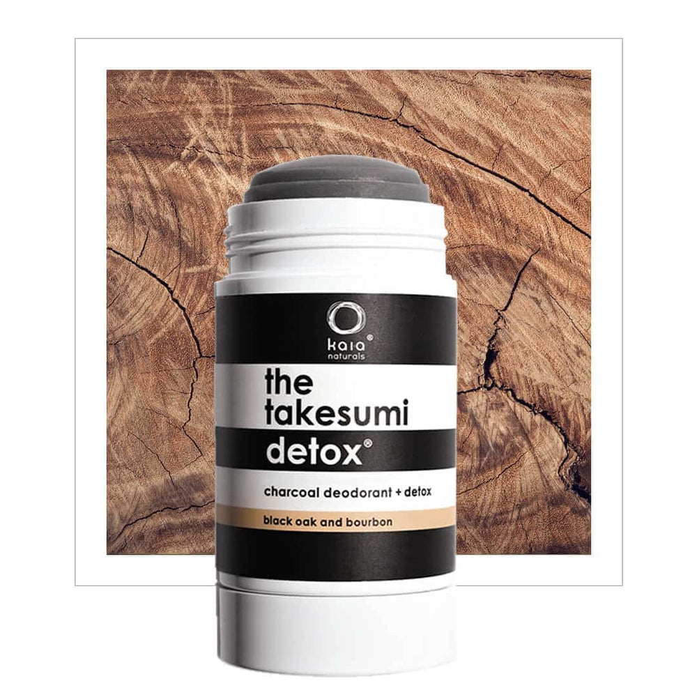 Kaia Naturals Charcoal Deodorant Black Oak And Bourbon 65g