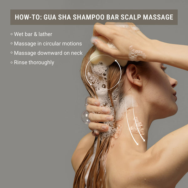 VOESH Gua Sha Shampoo Bar
